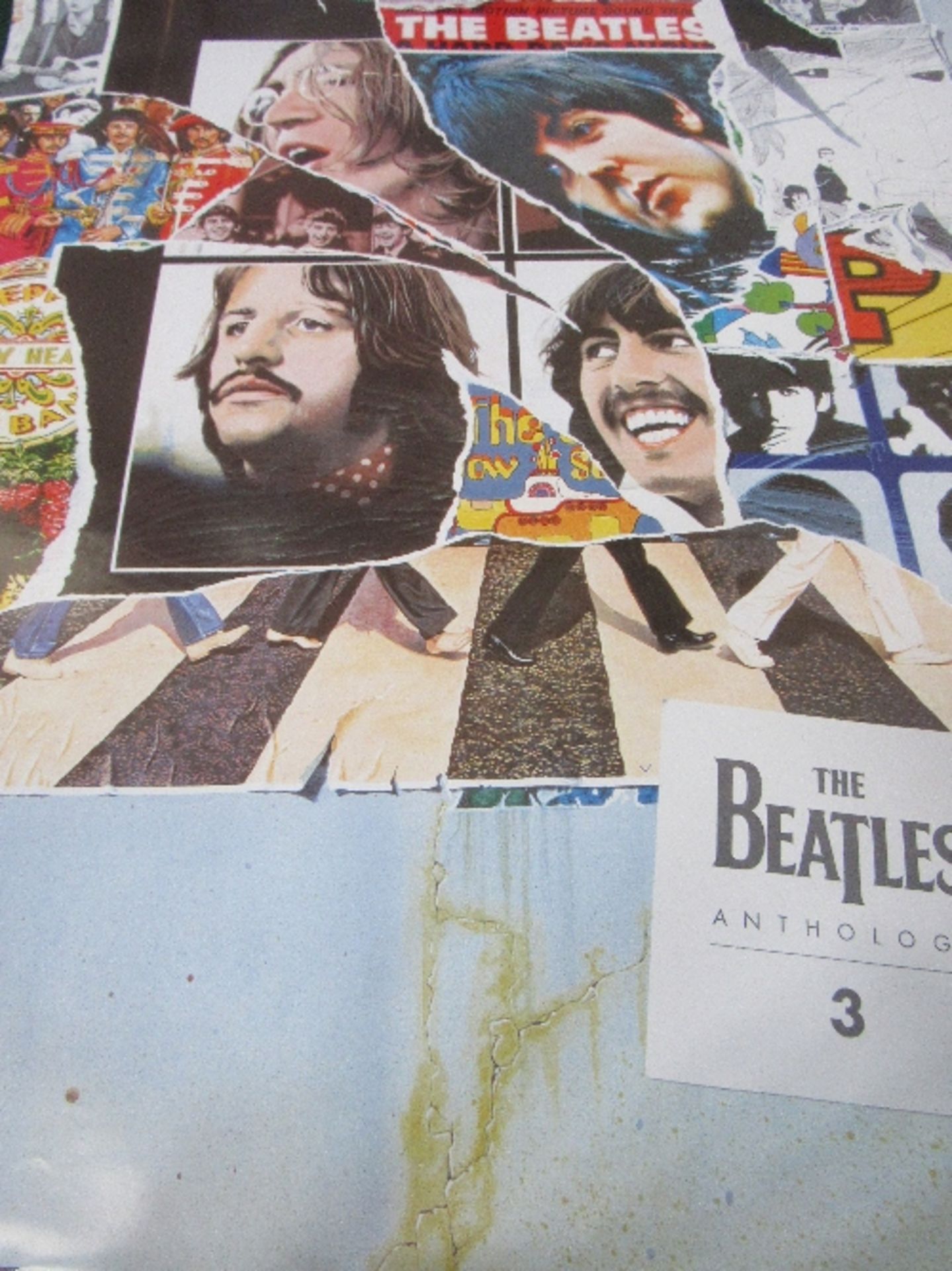 4 Beatles Anthology posters including un-issued Anthology 3 poster. Estimate £20-30. - Image 5 of 5