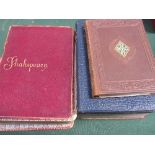Fine bindings: 4 full leather bound Victorian & early 20th century books: Book of Common Prayer; 2