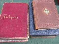 Fine bindings: 4 full leather bound Victorian & early 20th century books: Book of Common Prayer; 2