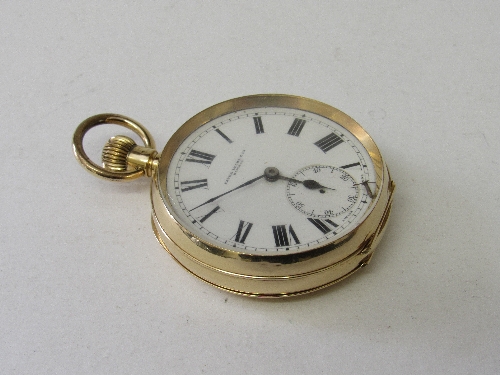 18ct gold repeater pocket watch, in good working order. Estimate £1,200-1,300. - Image 2 of 5