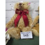 Steiff commemorative bear 1880 to 2005