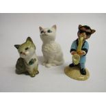 2 Beswick cats & a Beswick One Cool Cat