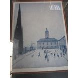 Framed & glazed limited edition 138/850 L S Lowry print. Estimate £20-30.