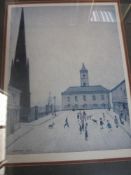 Framed & glazed limited edition 138/850 L S Lowry print. Estimate £20-30.