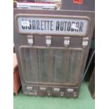 Vintage pre-decimalisation cigarette Autobar vending machine. Estimate £20-30.
