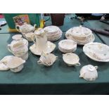 Large qty of Royal Doulton 'Minden' dinner service. Estimate £40-50.