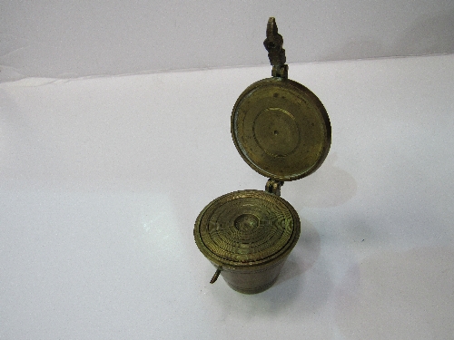 German brass nesting weights (possibly one missing). Estimate £80-100. - Image 3 of 4