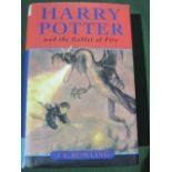 Harry Potter & The Goblet of Fire (not 1st edition). Estimate £5-10.