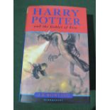 Harry Potter & The Goblet of Fire, 1st edition. Estimate £30-40.