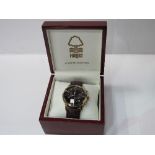 Nottingham Forest Football Club gent's fashion wristwatch. Estimate £10-20.