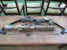 Jennings Lightning bow, quiver & arrows.