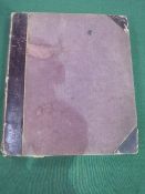 Aunt Louisa's Scripture Book, no title but circa 1870. Rebound in half leather. A Child's Guide to