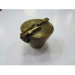 German brass nesting weights (possibly one missing). Estimate £80-100.