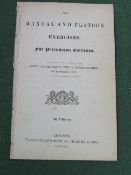 Rare pamphlet of Military interest 'The Manual and Platoon Exercises for Percussion Carbines'