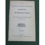 Rare pamphlet of Military interest 'The Manual and Platoon Exercises for Percussion Carbines'