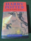 Harry Potter & The Goblet of Fire, 1st edition. Estimate £30-40.