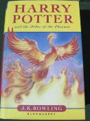 Harry Potter & The Order of The Phoenix, 1st edition. Estimate £30-40.