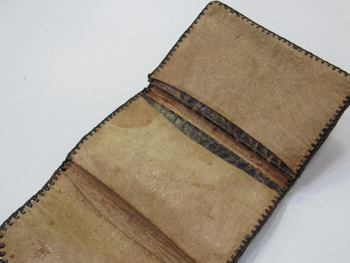 Snake skin wallet. Estimate £40-50. - Image 2 of 2