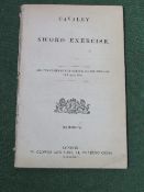 Rare pamphlet of Military interest 'Cavalry Sword Exercise' published by Adjutant Generals Office at