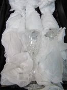 6 Royal Doulton crystal wine glasses