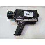 Chinon Classic 672 Autozoom cine camera; Voigtlander VF10 pocket camera & Exata F-500mm lens.