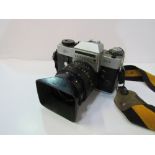 Leicaflex SL2 camera & 1:2/35 lens; 2 Leitz lenses; filters; Cullman DC36 flashgun, all in a