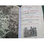 Antiquarian book - Histroriae Romanae by C Velleii Paterculi published in Amsterdam 1719. Text in