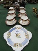 2 Royal Grafton 'Majestic' cups & saucers, 4 Duchess cups & saucers, Tuscan china plate & a Viners