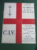 Rare copy of Boer War Interest 'C.I.V. War Souvenir complete with Regimental Numbers' containing