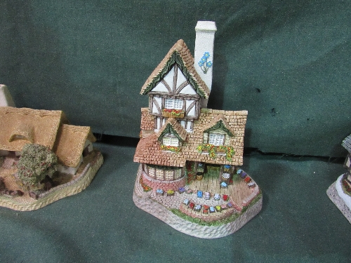 The Flower Shop, 1995 collector's piece 1917; Gardener's Cottage, 1994 & Kent Cottage, 1985 by David - Image 2 of 3