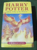 Harry Potter 1st edition, Order of The Phoenix with dust cover. Estimate £30-40.