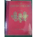 The Queen's Reign. A series of 6 original folio sized periodicals in it's original folder. Issued in