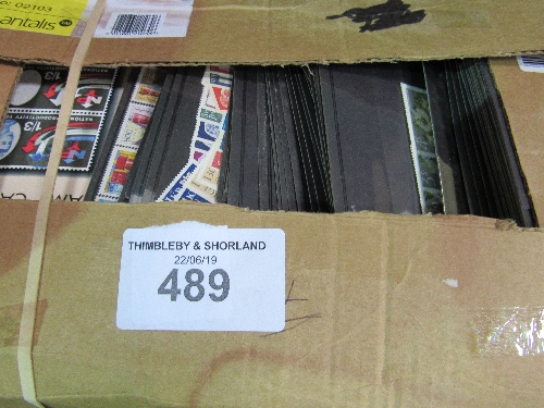 Box of stamps, World Ranges on stock cards & in packets of 1000's. Estimate £40-60. - Image 2 of 2