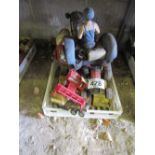 Childs tin construction toys