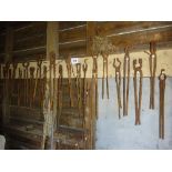 Blacksmith tongs, approx 24