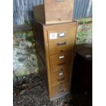4 drawer wooden filing cabinet