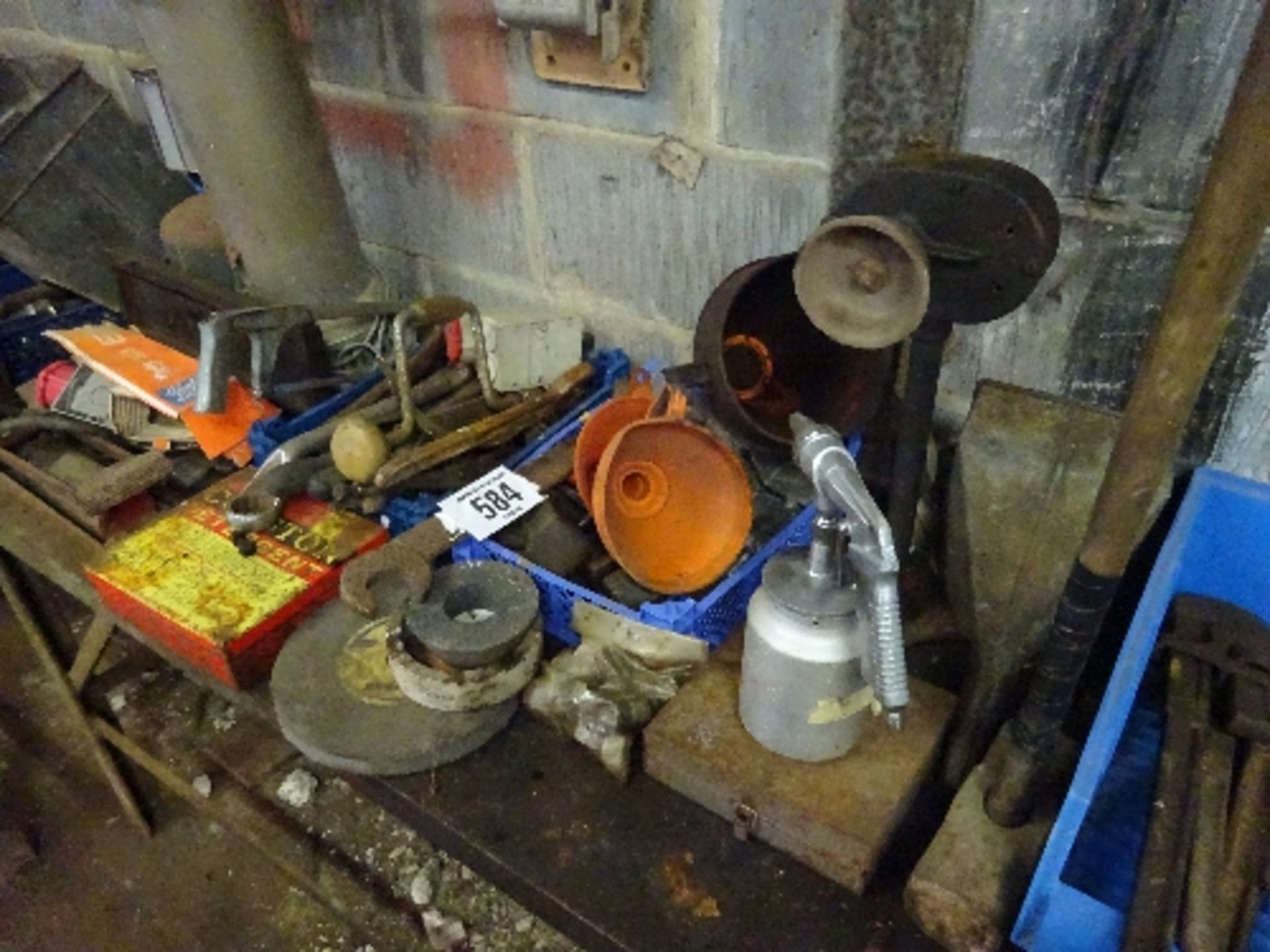 Assorted workshop tools and equipment