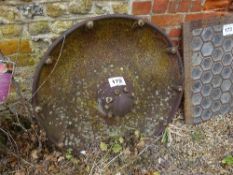 Cast iron pig trough