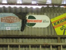 6 various advertising signs