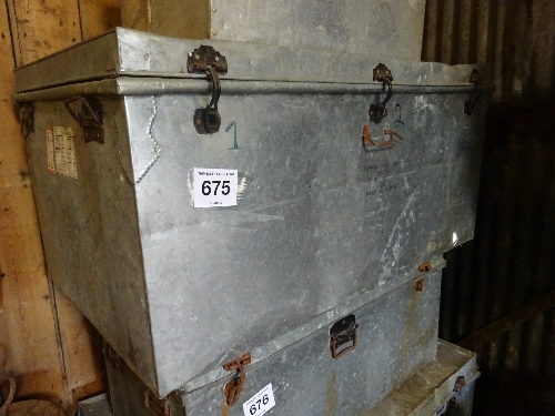 Metal trunk