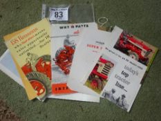 Various International Harvester & Farmall leaflets