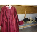 Wakefords of Knightsbridge dress and jacket and 6 ladies hats