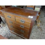 Oak chest of drawers (2 over 3 drawers)