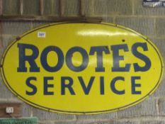 Rootes Service enamel sign 183cm x 106cm