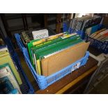 2 trays of tractor books