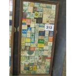 Matchbox tops in frame