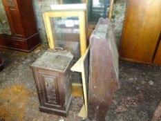 2 assorted cabinets and writing desk