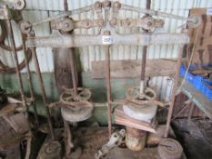 E S Hindley, Maggs Bourton, Dorset double cheese press