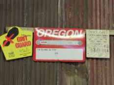 2 Oregon signs, Grit Guard, Eliza Tinsley stock chart and train print