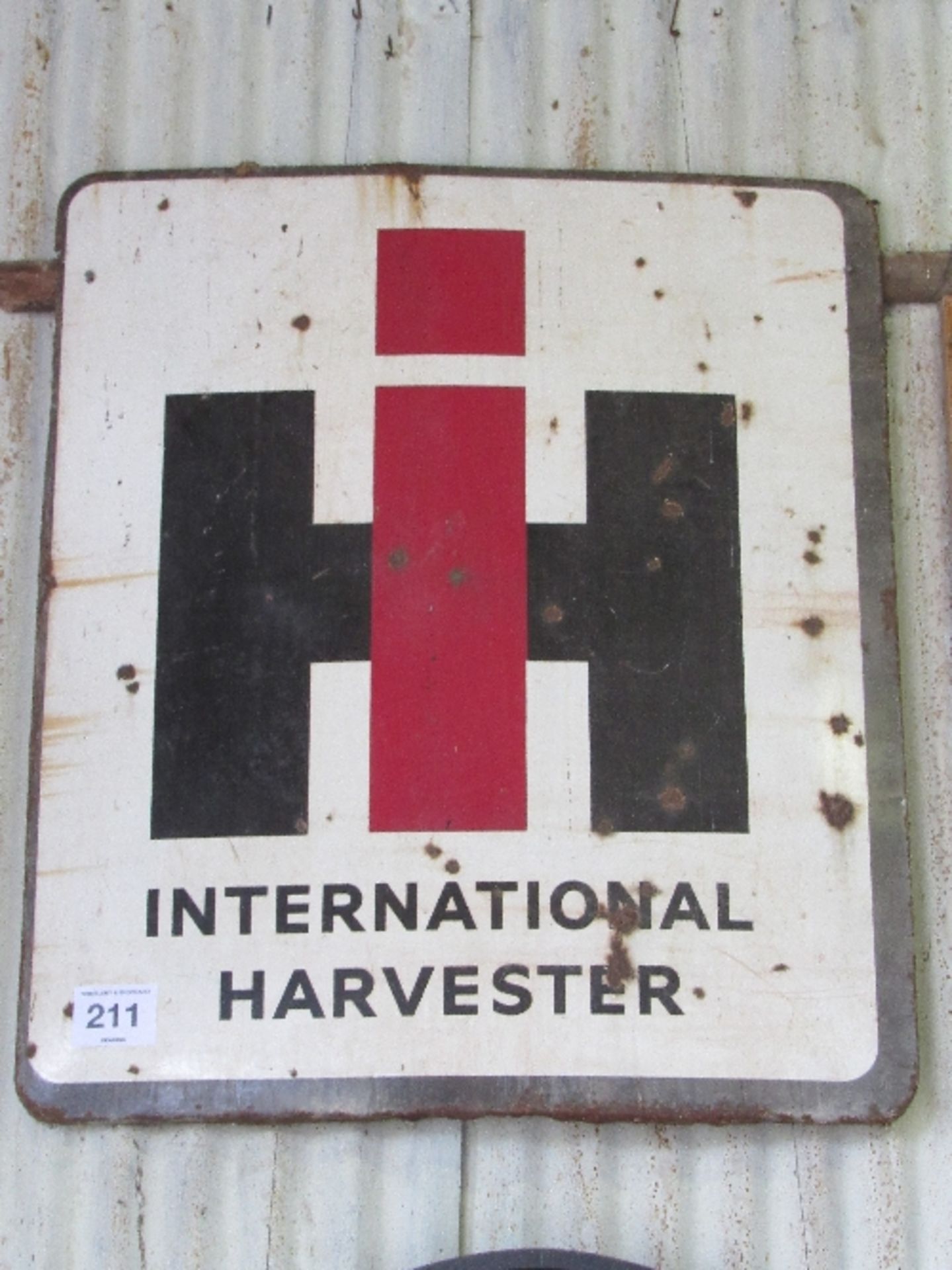 International Harvester sign 107cm x 91cm